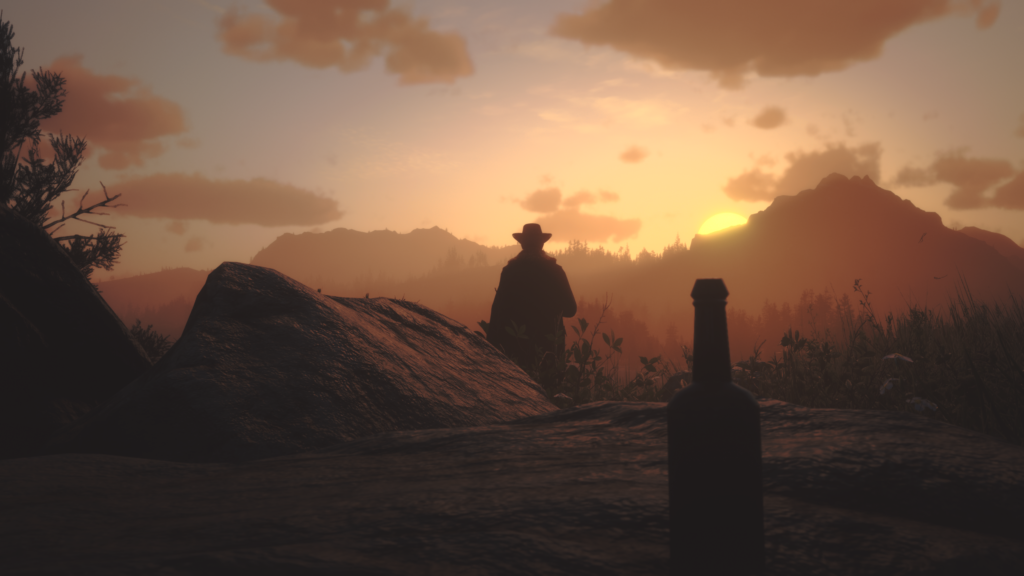 Hosea looking out - RDR2